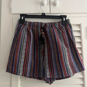 Striped Multicolor Women's Shorts